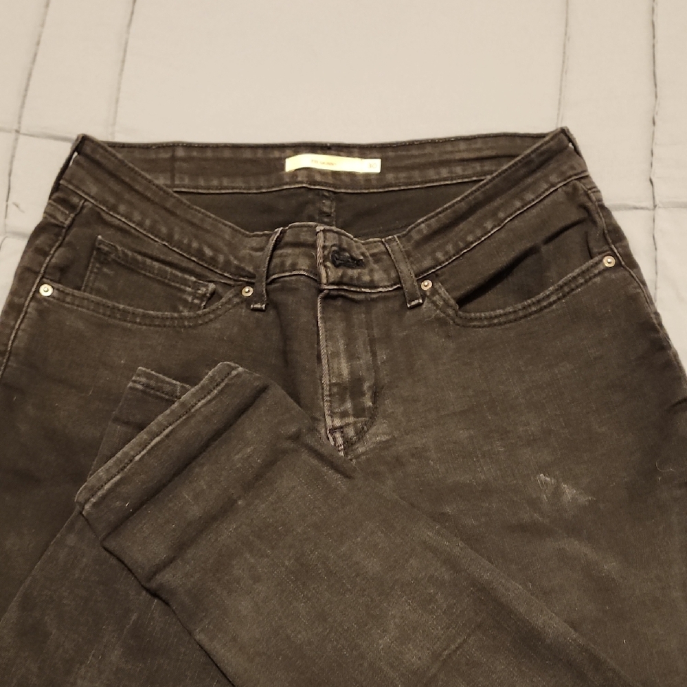 Levi's Women's Dark Gray Skinny Jeans
